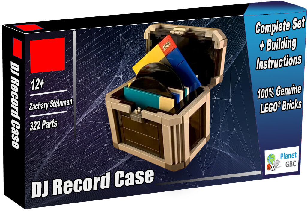 Buy this LEGO MOC as a set with 100% genuine LEGO bricks | DJ Record Case from Zachary Steinman | Planet GBC | Build a MOC