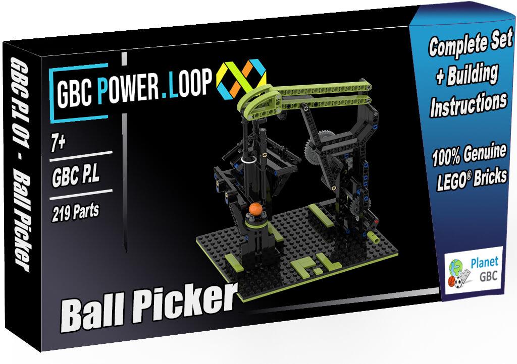 Buy this GBC Module as a set with 100% genuine LEGO bricks | 01-Ball Picker from GBC PowerLoop | Planet GBC | Build a MOC