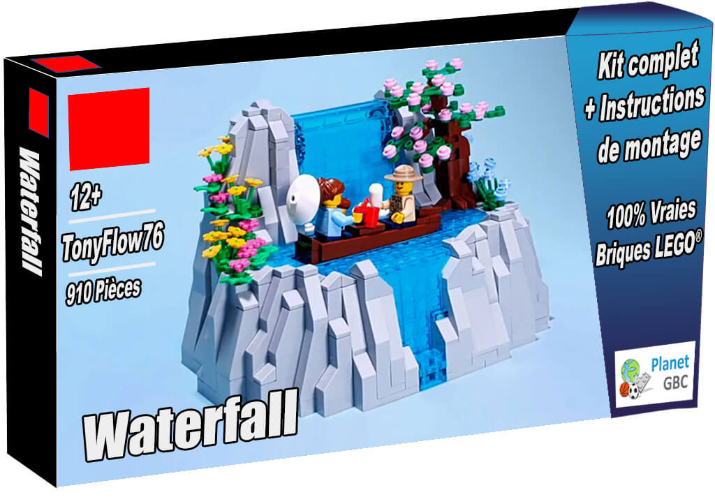 Acheter cet automate LEGO en boite avec 100% de vraies briques LEGO | Waterfall de TonyFlow76 | Planet GBC | Build a MOC