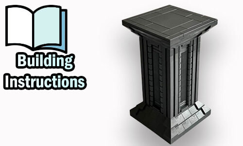 Buy NOW pdf building instructions on PayPal for this LEGO MOC | Brick Pedestal from Zachary Steinman | Planet GBC