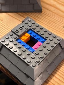 LEGO MOC - Brick Pedestal designed by Zachary Steinman | a sturdy and massive display Column