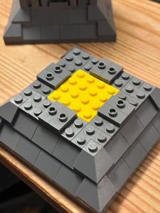 LEGO MOC - Brick Pedestal designed by Zachary Steinman | a sturdy and massive display Column